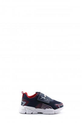 Navy Blue Red Unisex Çocuk Sneaker Ayakkabı 133XCAA-35