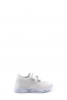 Hakiki Deri Beyaz Unisex Çocuk Casual Ayakkabı 156XCA4009