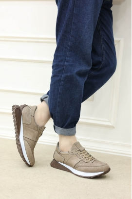 Hakiki Deri Mink Nubuck Erkek Casual Ayakkabı 161MA215