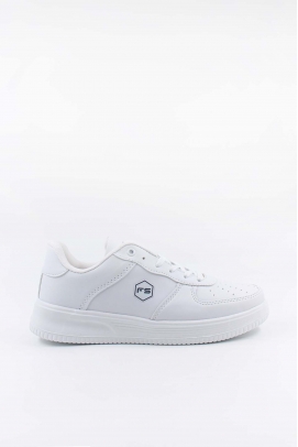 Beyaz Gümüş Unisex Sneaker Ayakkabı 572XA2542