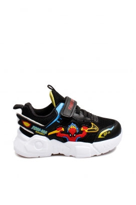 Siyah Kırmızı Unisex Çocuk Sneaker Ayakkabı 615XCA2023