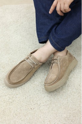 Hakiki Deri Mink Suede Erkek Casual Ayakkabı 628MA2024