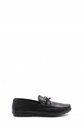 Hakiki Deri Black Erkek Loafer Ayakkabı 628MA043