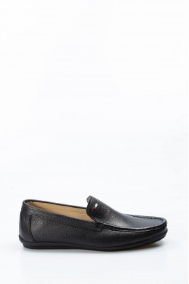 Hakiki Deri Black Erkek Loafer Ayakkabı 628MA02