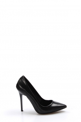 Black Patent Kadın Stiletto Ayakkabı 629ZA005-1888