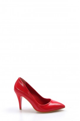 Red Patent Kadın Stiletto Ayakkabı 629ZA039-087