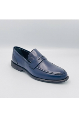 Hakiki Deri Navy Blue Erkek Klasik Ayakkabı 701MA114-011