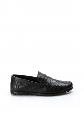 Hakiki Deri Black Erkek Loafer Ayakkabı 783MA20LZR