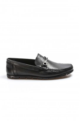 Hakiki Deri Black Erkek Loafer Ayakkabı 783MA06