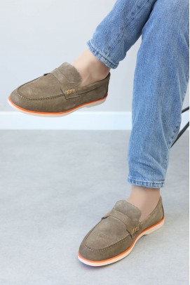 Hakiki Deri Mink Suede Erkek Casual Ayakkabı 819MA050LP