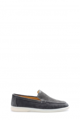 Hakiki Deri Füme Süet Erkek Casual Ayakkabı 819MA020LZR