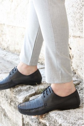 Hakiki Deri Black Erkek Loafer Ayakkabı 858MA406