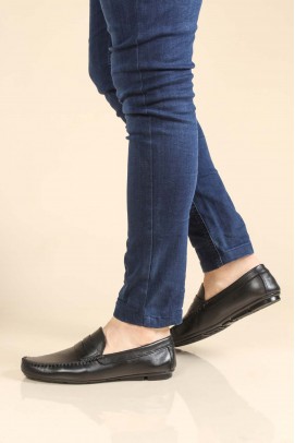 Hakiki Deri Black Erkek Loafer Ayakkabı 858MA410