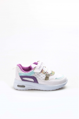 White Turquoise Lilac Bebek Sneaker Ayakkabı 868BA051C