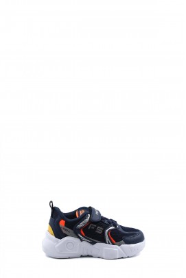 Navy Blue Orange Unisex Çocuk Sneaker Ayakkabı 868XCAF2110