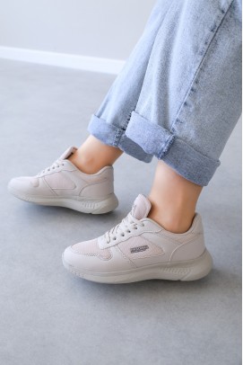 Beige Kadın Sneaker Ayakkabı 925ZA012