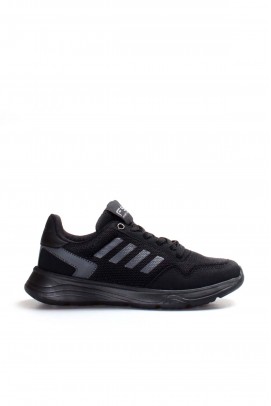 Siyah Gri Unisex SPOR AYAKKABI Ayakkabı 930XAF044