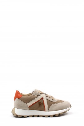 Hakiki Deri Beige Orange Erkek Casual Ayakkabı 987MA9037EVA