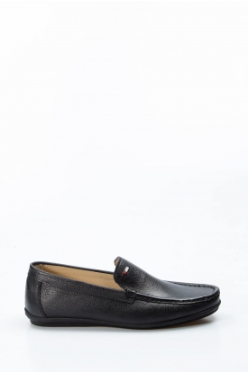 Hakiki Deri Black Erkek Loafer Ayakkabı 628MA02