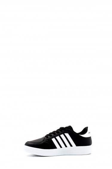 Siyah Beyaz Erkek Sneaker Ayakkabi 930MBA019     