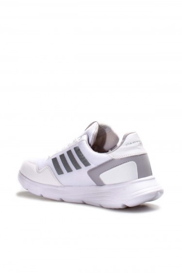 Beyaz Gümüs Unisex Sneaker Ayakkabi 930XAF044     