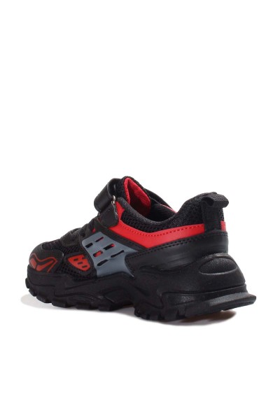 Siyah Kırmızı Unisex Çocuk Serisonu Ayakkabı 586XCA101     