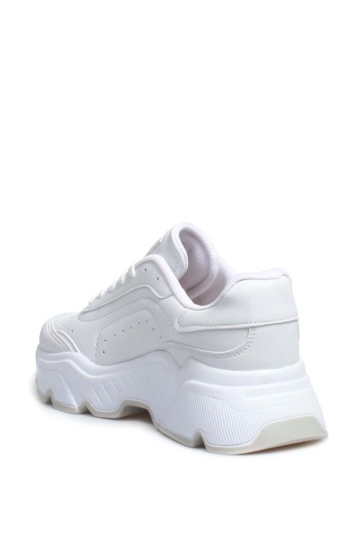 Beyaz Kadın Sneaker Ayakkabı 666ZA146     