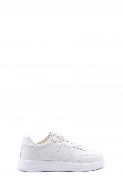 Beyaz Kadın Sneaker Ayakkabı 666ZA158     