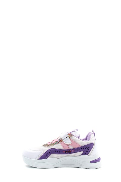Beyaz Pembe Unisex Çocuk Sneaker Ayakkabı 868XCAF548     