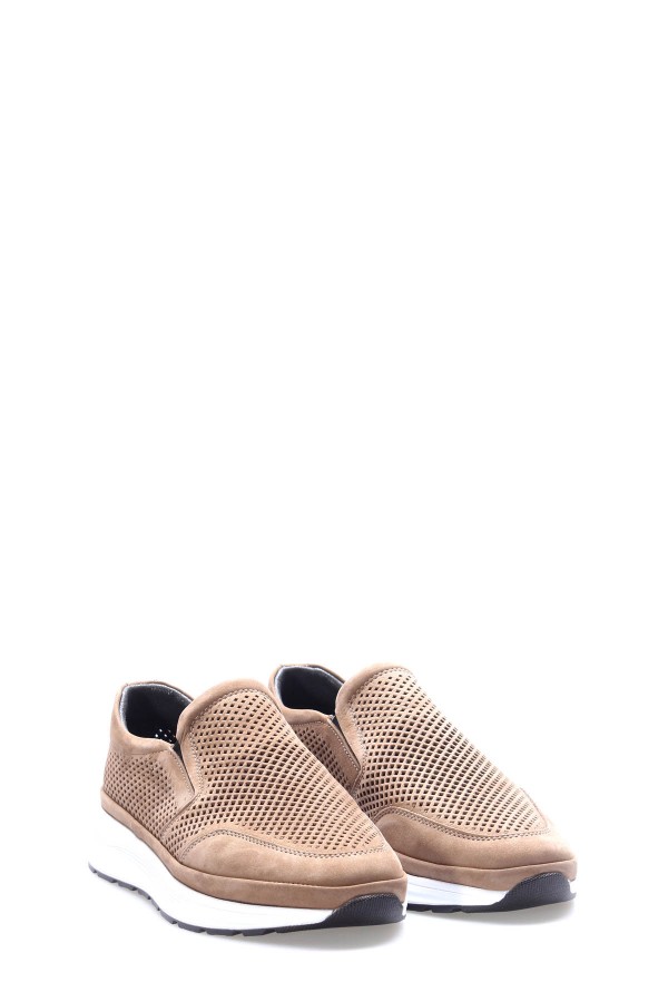 Hakiki Deri Vizon Nubuk Erkek Casual Ayakkabi 856MA5010    
