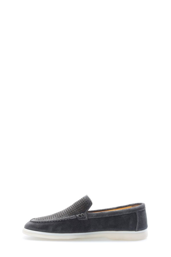 Hakiki Deri Füme Süet Erkek Casual Ayakkabı 819MA020LZR    