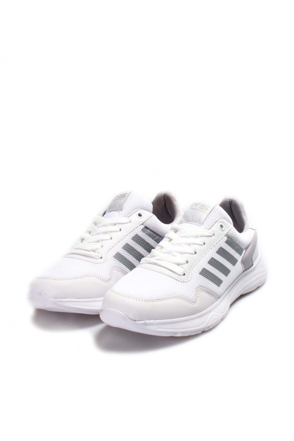 Beyaz Gümüş Unisex SPOR AYAKKABI Ayakkabı 930XAF044     