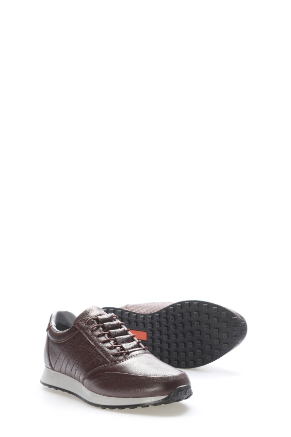 Hakiki Deri Kahve Erkek Casual Ayakkabı 951MA062TRM    