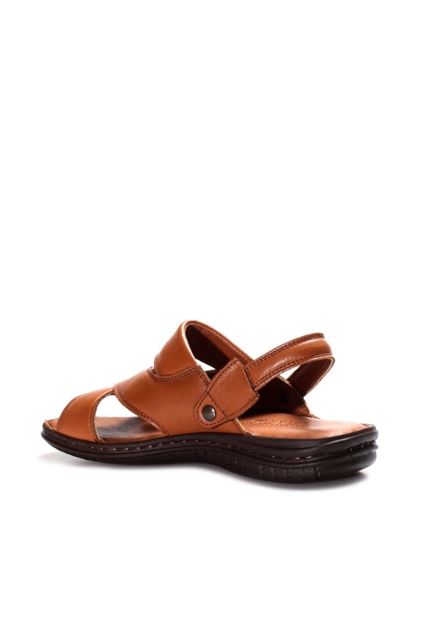 Hakiki Deri Taba Erkek Klasik Sandalet 952MA710    