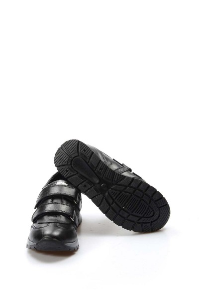 Hakiki Deri Siyah Erkek Çocuk Casual Ayakkabı 006FA900    