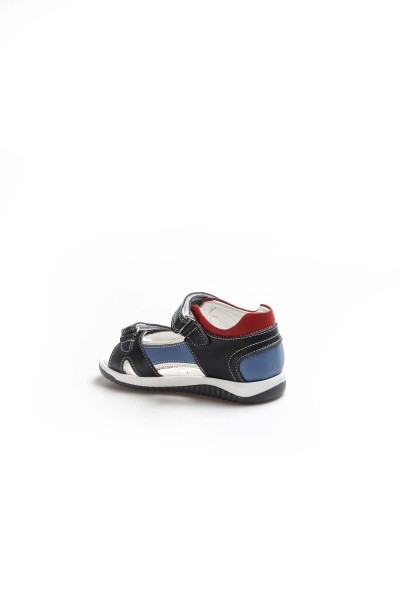Hakiki Deri Lacivert Unisex Çocuk Klasik Sandalet 006PA700    