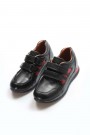 Hakiki Deri Siyah Unisex Çocuk Casual Ayakkabı 006XA1010    