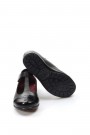 Hakiki Deri Siyah Rugan Kız Çocuk Casual Ayakkabı 006PA901    