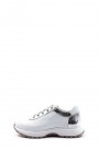 Hakiki Deri Beyaz Gümüş Kadın Casual Ayakkabı 010ZA8550-2    