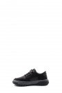 Hakiki Deri Siyah Nubuk Siyah Kız Çocuk Casual Ayakkabı 157XA2406    