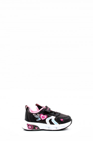 Siyah Fusya Bebek Sneaker Ayakkabi 461BA204     