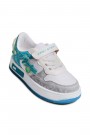 Buz Beyaz Turkuaz Unisex Çocuk Sneaker Ayakkabı 461XCA3002     