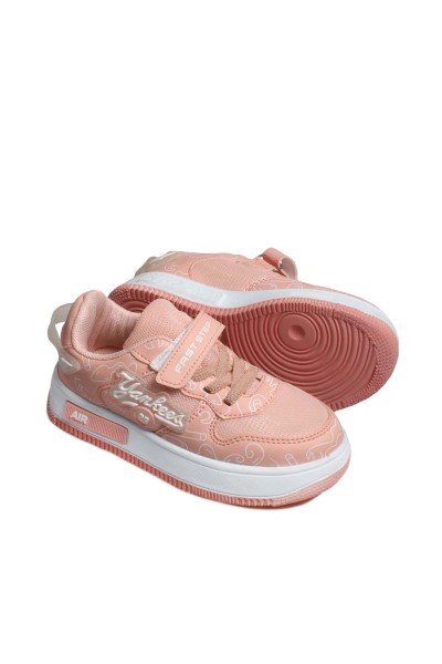 Pudra Beyaz Unisex Çocuk Sneaker Ayakkabı 461XCA3002     