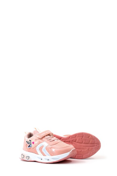 Pudra Beyaz Unisex Çocuk Sneaker Ayakkabı 461XCA204     