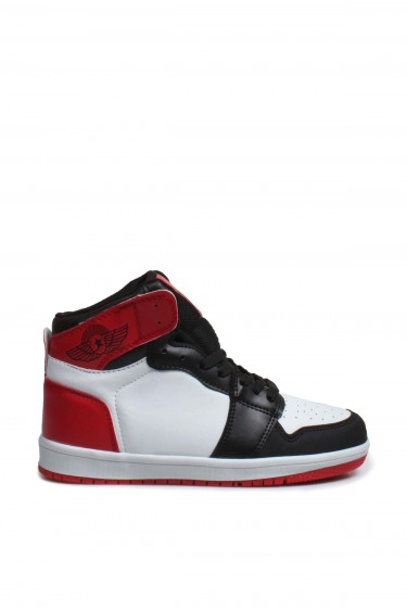 Kirmizi Siyah Unisex Sneaker Ayakkabi 500XA8070     