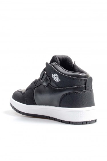 Siyah Beyaz Unisex Çocuk Sneaker Ayakkabi 500FA8070     