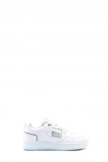 Beyaz Kadin Sneaker Ayakkabi 500ZA2181     