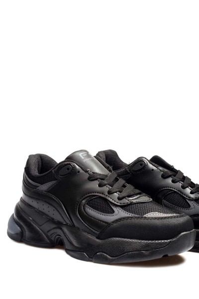 Siyah Kadın Sneaker Ayakkabı 500ZA7190     