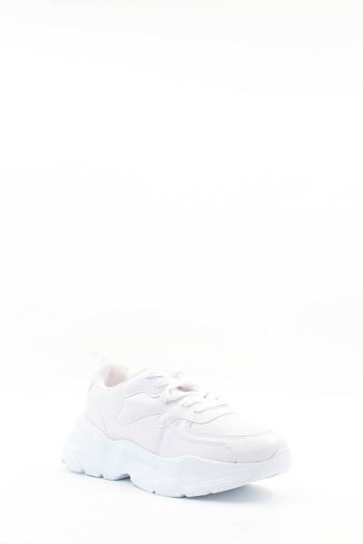 Beyaz Kadın Sneaker Ayakkabı 500ZAF7288     