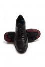 Hakiki Deri Siyah Streç Erkek Serisonu Ayakkabı 517MA9501    